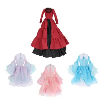 Платье для 1/3 кукол BJD Кукла с шаровидным шарниром Платье принцессы ручной работы кукольная одежда 24 дюйма 60 см Платье для куклы для девочек для подарков на День рождения
