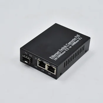 Wanglink CCTV POE Коммутатор с 1 Портом 100Base-FX на 2 Порта 10/100basetx PoE Медиаконвертер Оптоволоконный Коммутатор Для IP-Камеры