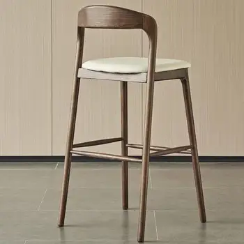 Офисные обеденные стулья Nordic Минималистский Дизайн, Высокие Кухонные обеденные стулья, Деревянные Современные Juegos De Comedor Мебель для гостиной