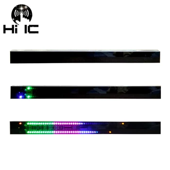 1шт USB DC 5V Двойной индикатор уровня 60 VU Метр Музыкальный Спектр СВЕТОДИОДНЫЙ свет Аудио Стерео Плата Усилителя Атмосферная Лампа С Корпусом