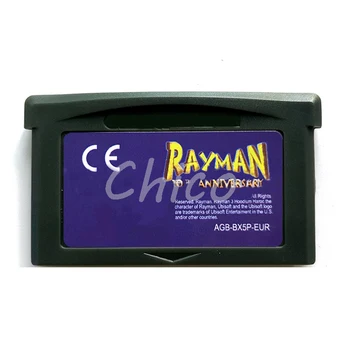 Rayman 10th Anniversary Видеокарта-Картридж с Памятью для Видеоигр для 32-Битных Консольных Аксессуаров EU