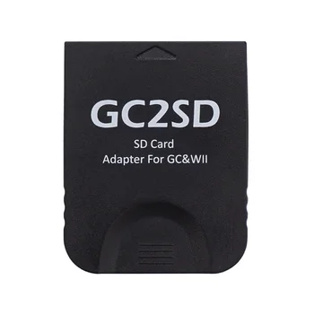 Адаптер для карт памяти GC2SD Micro-SD для консолей Nintendo GameCube Wii SD2SP2 (Черный)