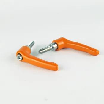 Зажимная ручка M8 Orange AISI304 из нержавеющей стали, натяжные рычаги, прочная регулируемая ручка