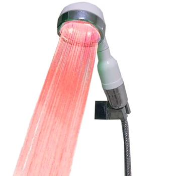 светодиодное освещение water power, цветной клапан для душа в ванной красного цвета