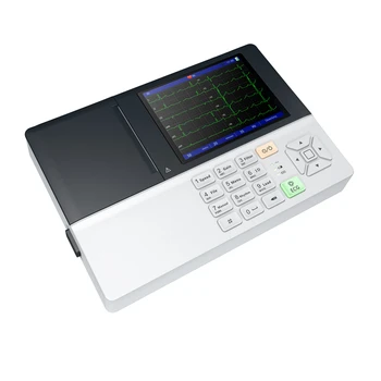 BT-ECG30E Стационарный ручной медицинский 3-канальный портативный цифровой аппарат для ЭКГ цена Встроенная аккумуляторная батарея