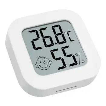 Temea Room Мини-ЖК-цифровой термометр-гигрометр, Измеритель влажности в помещении, датчик влажности, Метеостанция