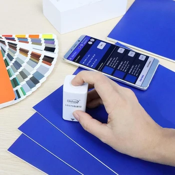Linshang Colorimetro Цифровой, высокоточный Ceremic Бумага, текстиль, металл, пластик, покрытие, краска, измеритель цвета, ручной колориметр
