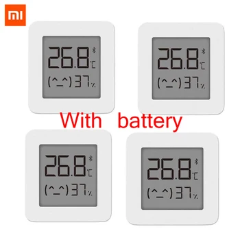 Xiaomi Mijia Bluetooth Термометр 2 Беспроводной Умный гигрометр с ЖК-экраном, Цифровой датчик температуры и влажности, влагомер