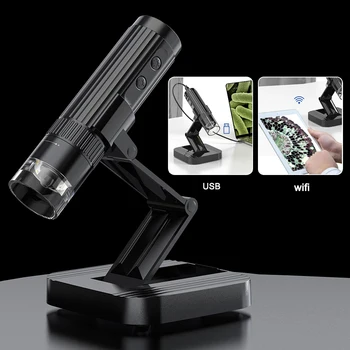 Цифровой микроскоп с 50-1000-кратным увеличением, портативный паяльный микроскоп 1080P USB-микроскоп для наблюдения за идентификацией