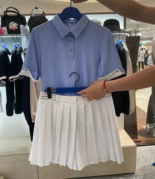 Женские шорты для гольфа, юбки 2023, Весенне-летняя женская плиссированная юбка для занятий спортом на открытом воздухе W822172