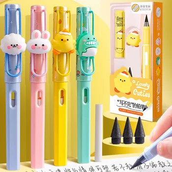 Вечный карандаш Kaba Bear для учащихся Endless Pencil Для детей начальной школы 1 Автоматическое письмо карандашом