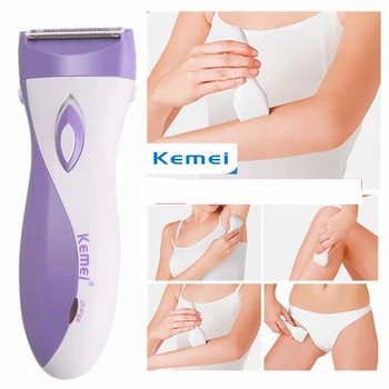 Профессиональное оригинальное средство для удаления волос Kemei 3018, портативный эпилятор для тела, бикини, перезаряжаемая эпиляция