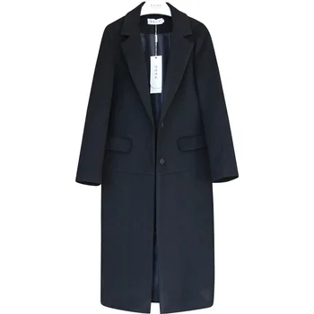 Зимняя шерстяная куртка бренда Black Camel Для женщин, теплое утолщенное пальто, Свободная Длинная верхняя одежда, Женское пальто, Шерстяная куртка, Топ, Топ
