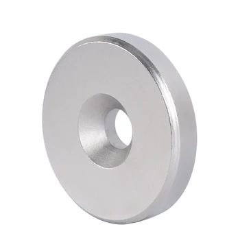 Круглые магниты, сильный редкоземельный постоянный диск, мощный неодимовый магнит с потайным отверстием для хранения инструментов в кухонном шкафу.