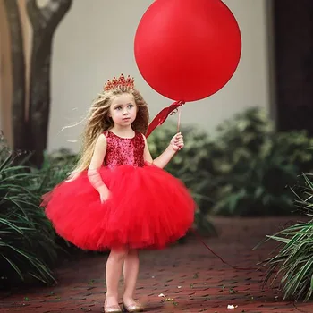 От 1 до 6 лет, детское платье-пачка с блестками для девочек, праздничное платье принцессы без рукавов, Летние детские платья для девочек