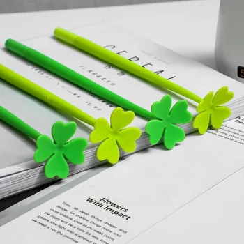 Силиконовые креативные ручки Lytwtw с милыми мягкими цветами Школьные канцелярские принадлежности Подарочная ручка Kawaii
