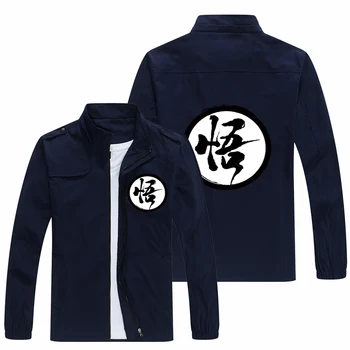2023 НОВАЯ Демисезонная Мужская куртка с логотипом GOKU, Популярная повседневная модная свободная байкерская куртка, Мужская уличная бейсбольная форма