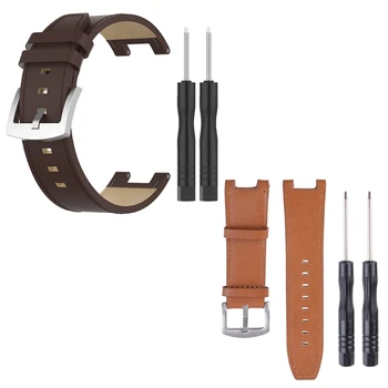 Модный кожаный ремешок для часов MI Pro, элегантный браслет