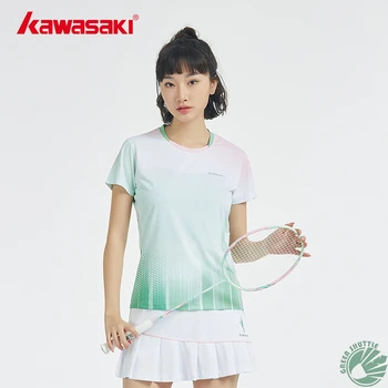 2023 Новый женский костюм для бадминтона Kawasaki Porcelain, Быстросохнущий, дышащий, Ультралегкое платье A2948 A2947 A2946