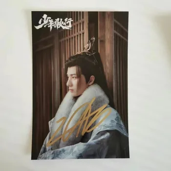 Ли Хуньи Liu Xueyi HD Плакат С автографами Фото Молодых людей и кадры из драмы 