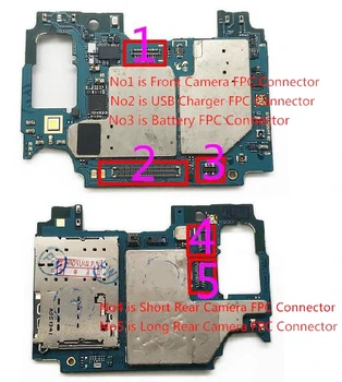 10ШТ, Для Samsung A40 A405F A405 USB Зарядное устройство Зарядка/Аккумулятор/Маленькая Передняя и Большая Задняя камера Заднего вида Разъем FPC на плате