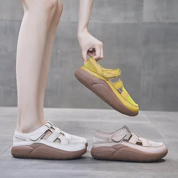 BCEBYL 2023 Женские спортивные сандалии на платформе, повседневные дышащие Модные дышащие Крутые удобные сандалии, обувь для женщин