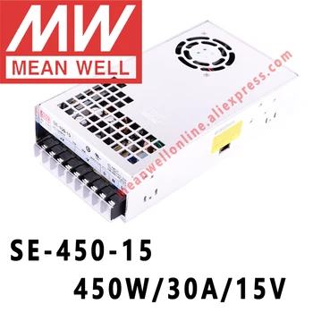SE-450-15 Mean Well Источник питания с одним выходом 450 Вт/30 А/15 В постоянного тока интернет-магазин meanwell