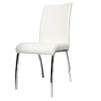 Скандинавские обеденные стулья из нержавеющей стали, Легкие, Роскошные, современные и простые Кресла для макияжа, Кожаные домашние стулья со спинкой
