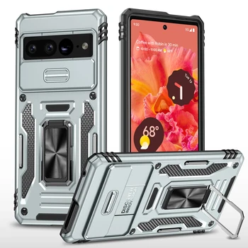 Чехол для Камеры с защитой от Падения Armor Case для Google Pixel 7 Pro 8 7A Pixel7 Pixel7a Pixel8 Аксессуары Для Телефонов Чехлы-Подставки