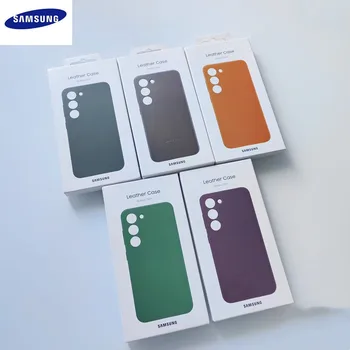 Оригинальный Кожаный Чехол Для телефона Samsung S23 S22 С полной Защитной Противоударной задней крышкой Fundas Coque Для Galaxy S23 +/S22 +/Plus 5G