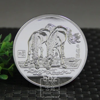 монета весом 5 унций, покрытая серебром, в запечатанной упаковке, бесплатная доставка.