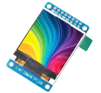 1,44-дюймовый 8-контактный Цветной Экран SPI TFT LCD с Адаптерной Платой ST7735 Drive IC 128 (RGB) * 128