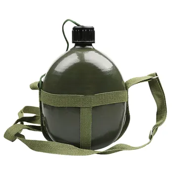 Походный военный чайник Алюминиевая бутылка для воды для выживания большой емкости Чайник для столовой 87 Тип Портативный Винный горшок Чайник для воды