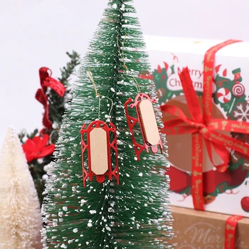 Кукольный домик в миниатюре 1:12, модель саней, Лыжная доска, украшение, подвеска в виде Рождественской елки, Рождественский пейзажный декор