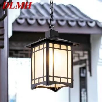 Классический подвесной светильник DLMH, ретро-современная наружная светодиодная лампа, водонепроницаемая для украшения домашнего коридора