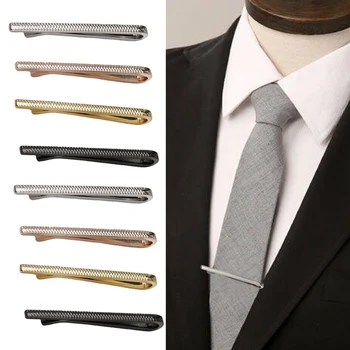 Роскошные металлические зажимы для галстуков, модный простой мужской костюм, зажим для галстука, булавка для мужского воротника, аксессуары для галстуков