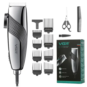 Профессиональная машинка для стрижки волос Corded Home для мужчин, Регулируемый Триммер для волос, Электрическая Машинка для стрижки бороды 220-240 В