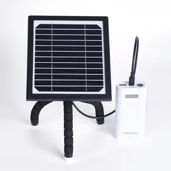 Портативное зарядное устройство для солнечной панели, аккумулятор солнечной энергии большой емкости для Android и iPhone
