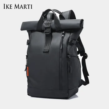 Мужской рюкзак IKE MARTI, водонепроницаемая женская сумка для путешествий, Расширяемая Большая 15,6-дюймовая сумка для ноутбука, мужские городские рюкзаки Mochilas