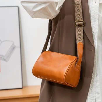 RanHuang Новые Модные женские сумки через плечо из натуральной кожи 2023 года, винтажные Маленькие сумки-мессенджеры, Высококачественные сумки через плечо B201