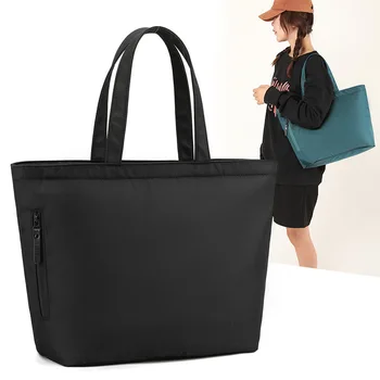 Модные женские дорожные сумки большой емкости 2023 года, сумка-мессенджер через плечо, легкая нейлоновая водонепроницаемая сумка-тоут для покупок