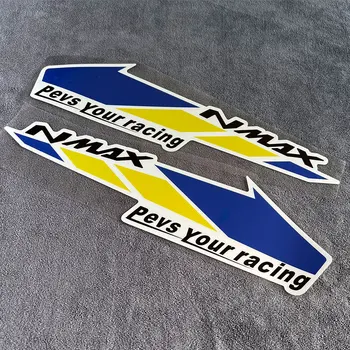 Декоративные наклейки-отличительные знаки с обеих сторон задней части мотоцикла NMAX Красный Синий белый